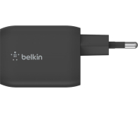 BELKIN Ładowarka podwójna ścienna 65W USB-C GAN z PPS czarna WCH013vfBK - 1121655 - zdjęcie 3